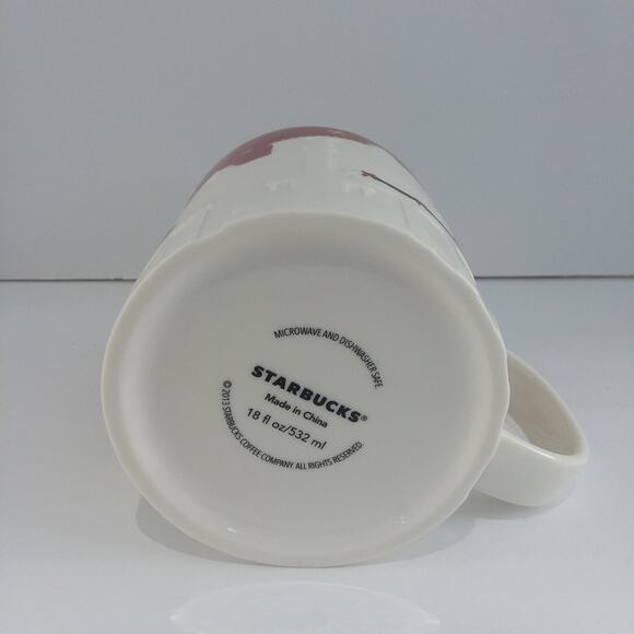 Starbucks Berlin 2013 Relief 3D‎ Christmas Coffee Mug 18oz Germany Red Series - Picture 6 of 9